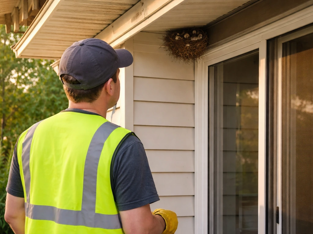 how to remove bird nests