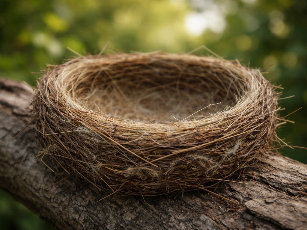 which bird makes cup shaped nest
