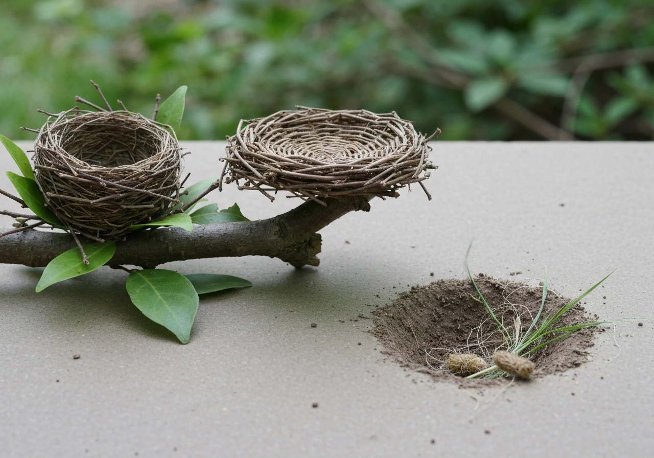 how is bird nest made