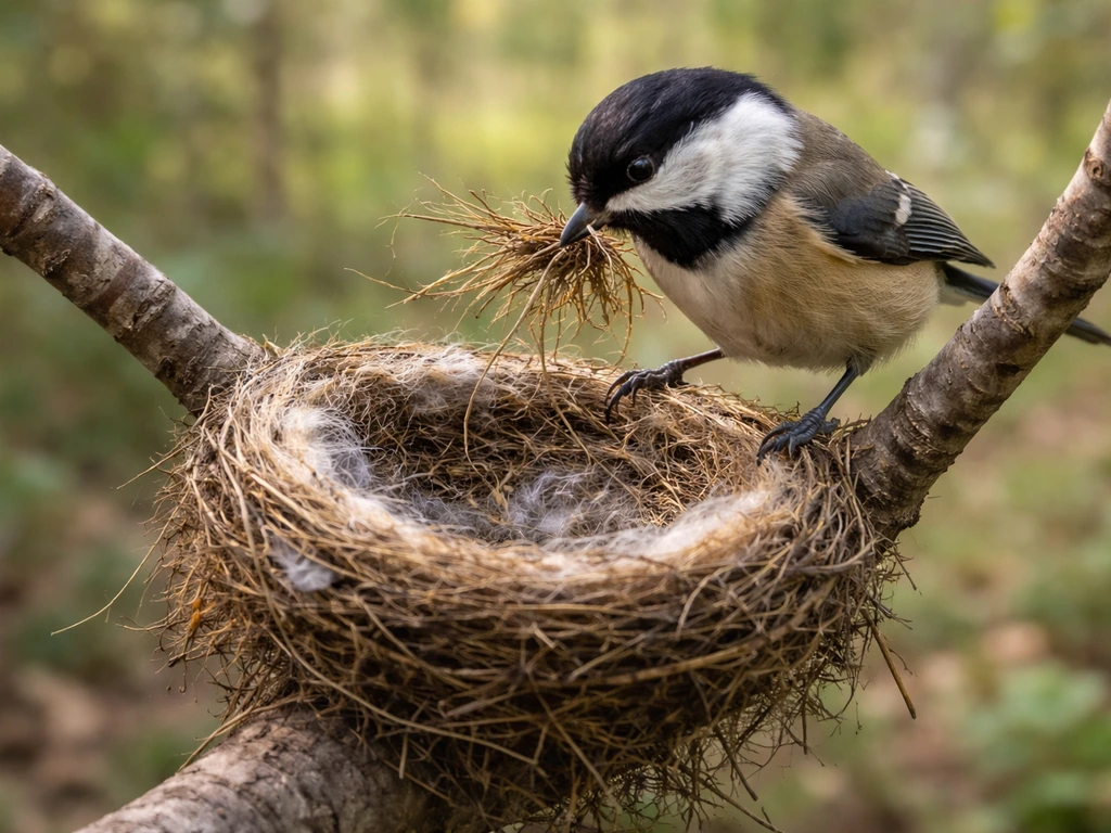 how does bird make nest
