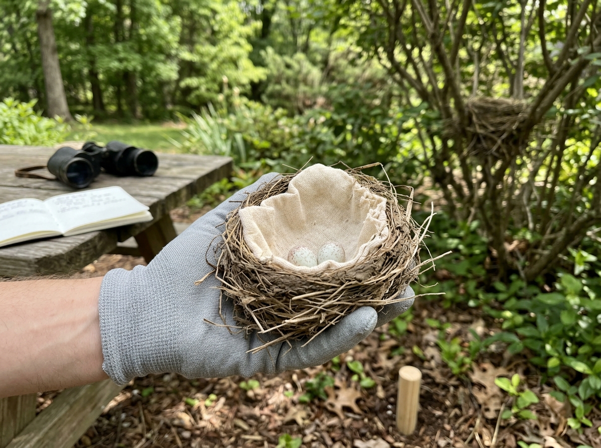 Where to Move a Bird Nest With Eggs: Safe Steps