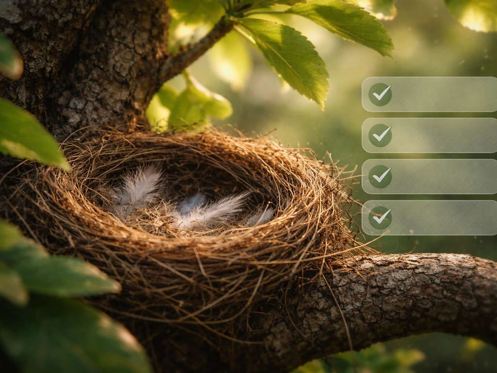 how to know if bird nest is abandoned