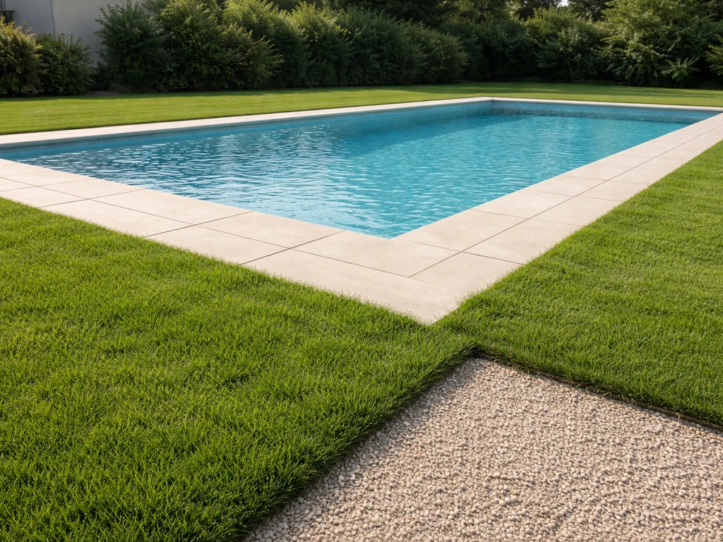 Gazon bord de piscine en France : guide complet et durable