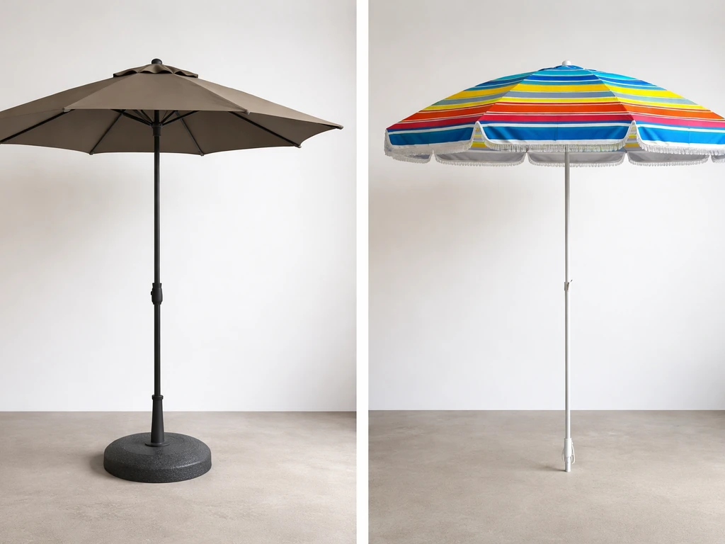 can you use a patio umbrella on the beach