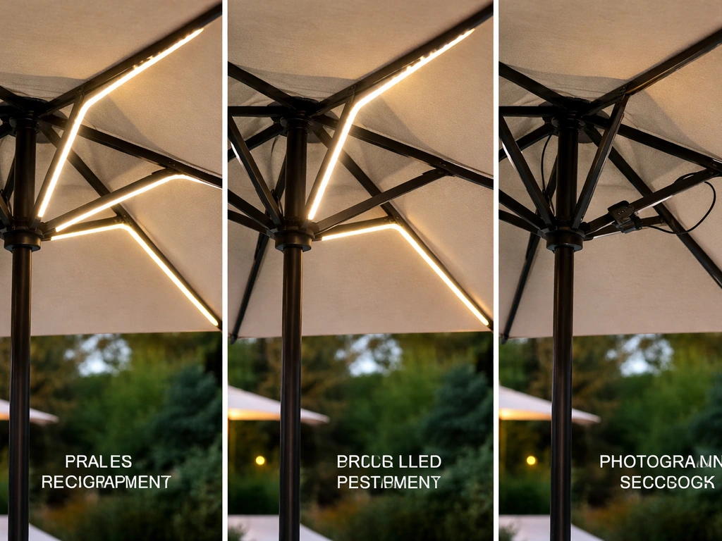 best patio umbrella light