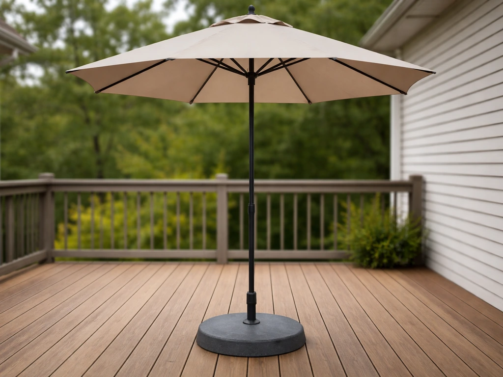 how heavy should patio umbrella base be