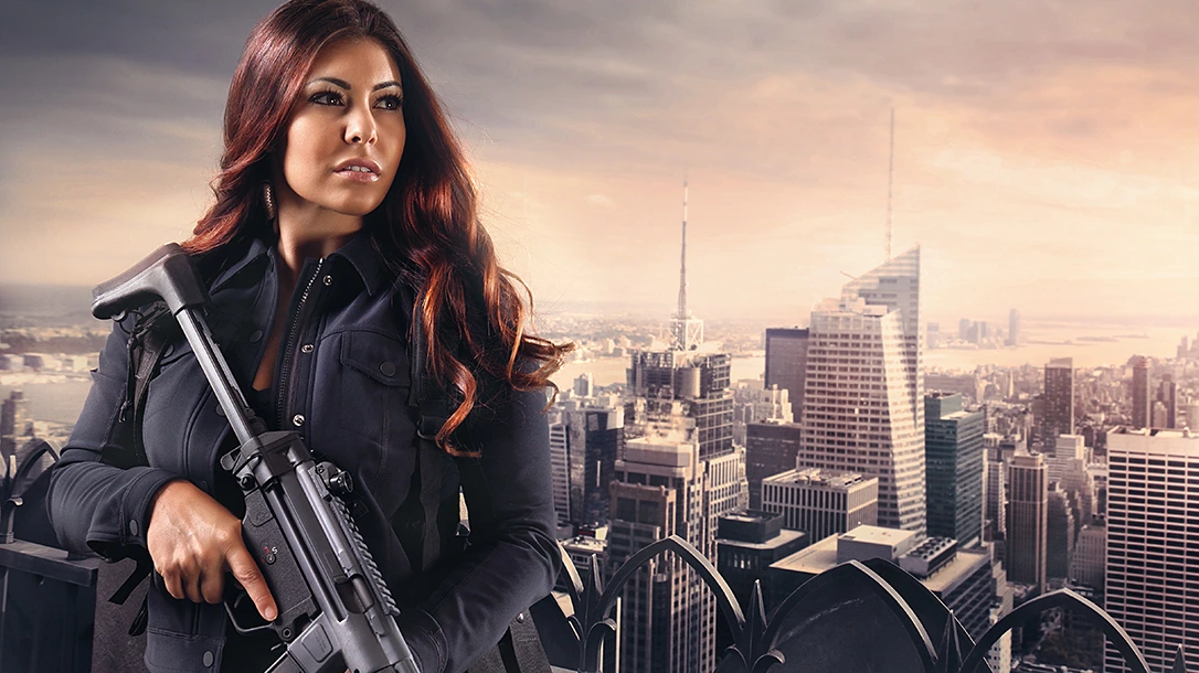 Photo of Michelle Viscusi competitive pistol shooter and Top Shot media personality