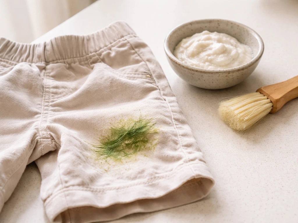 Tache d’herbe au bicarbonate de soude : guide pas à pas