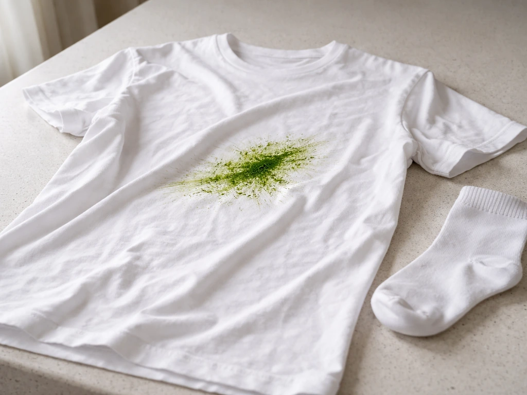 Enlever une tache d’herbe sur du blanc : guide pas à pas