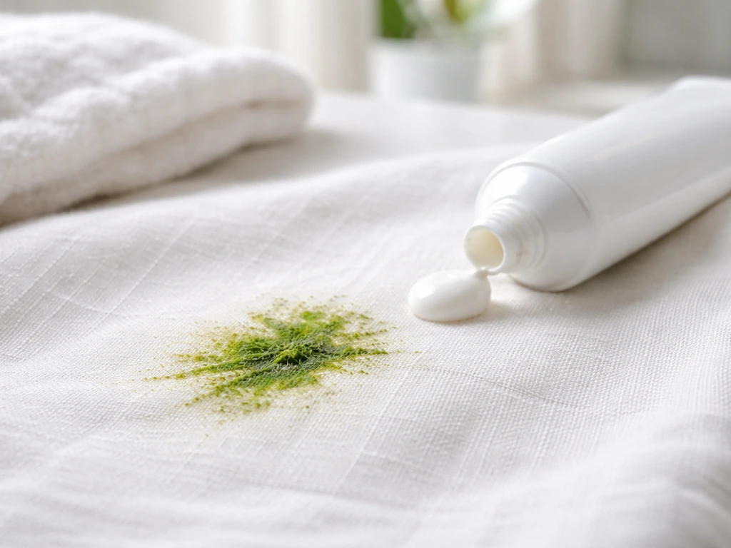 Tache d’herbe sur dentifrice : enlever et détacher sans abîmer