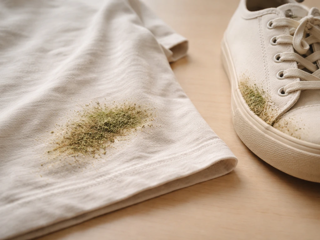 Tache d’herbe séchée : enlever la tache étape par étape