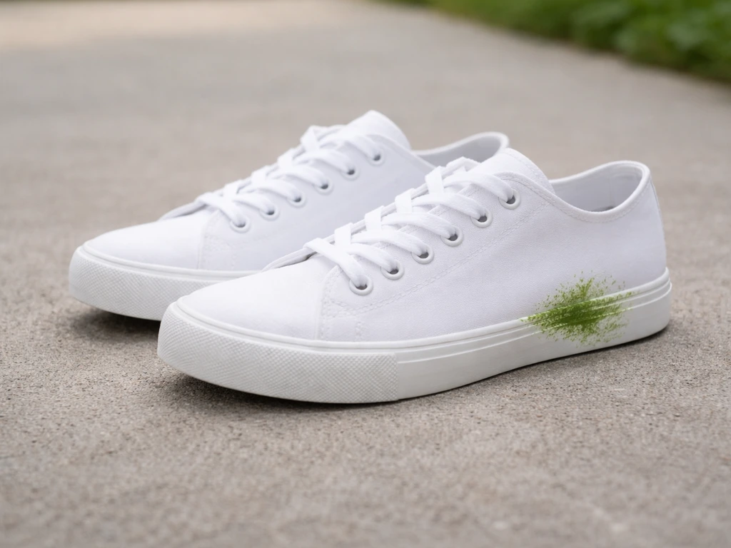 Enlever tache d herbe sur chaussure blanche : guide étape