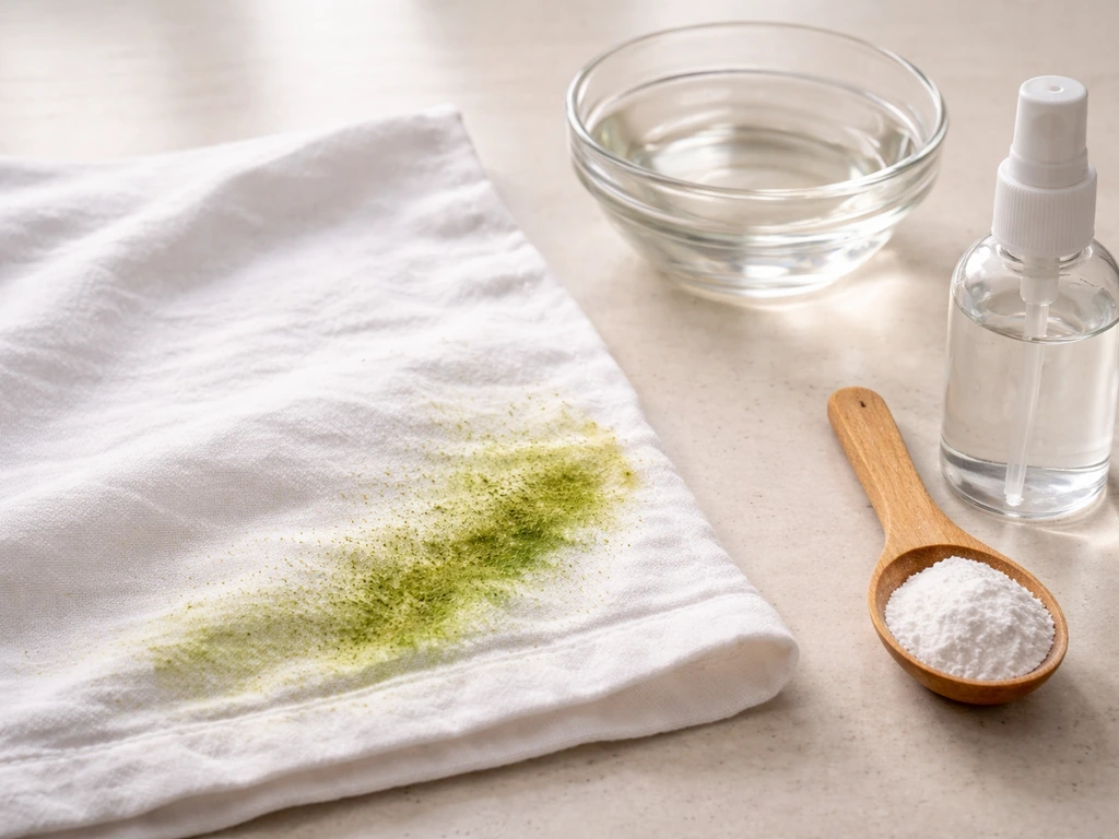 Tache d’herbe sur coton blanc : enlever et blanchir