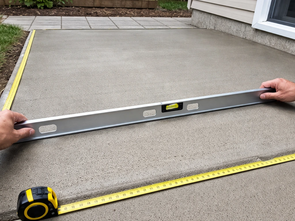 How Much Fall for a Patio: Measure the Slope Correctly