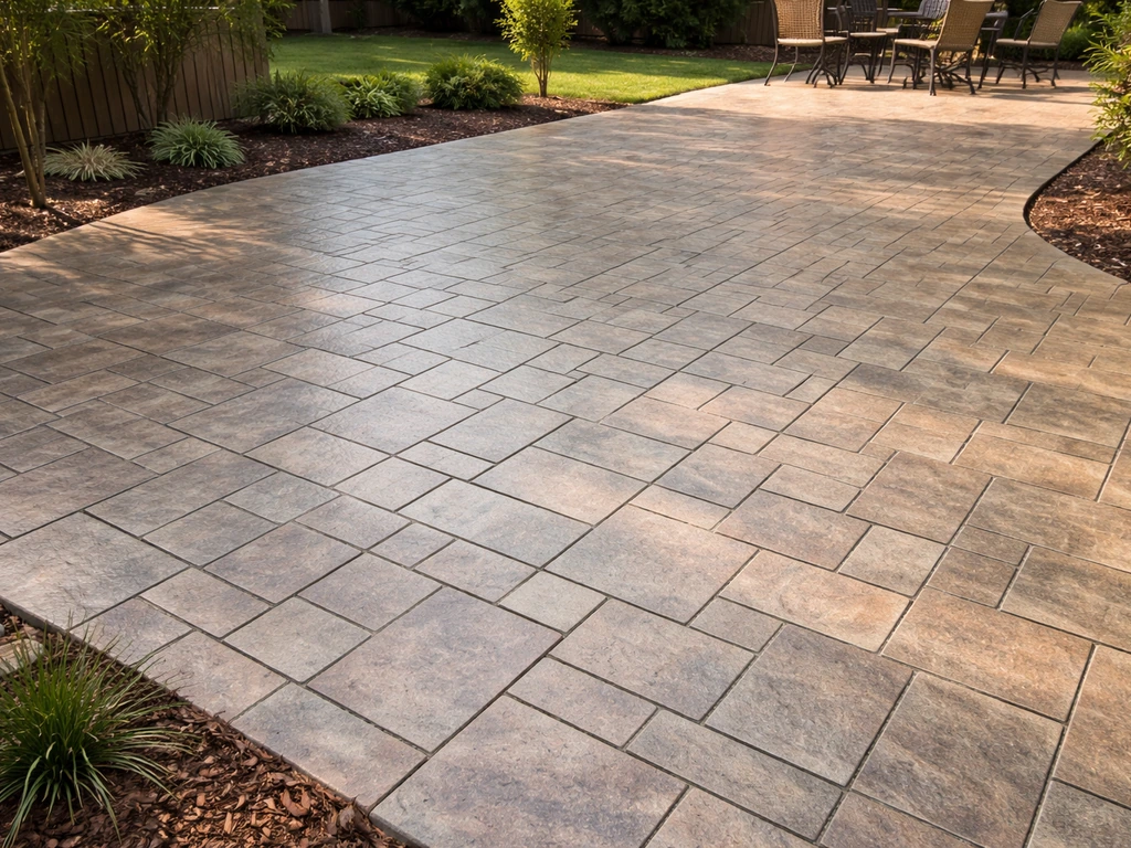 how much to stamp concrete patio
