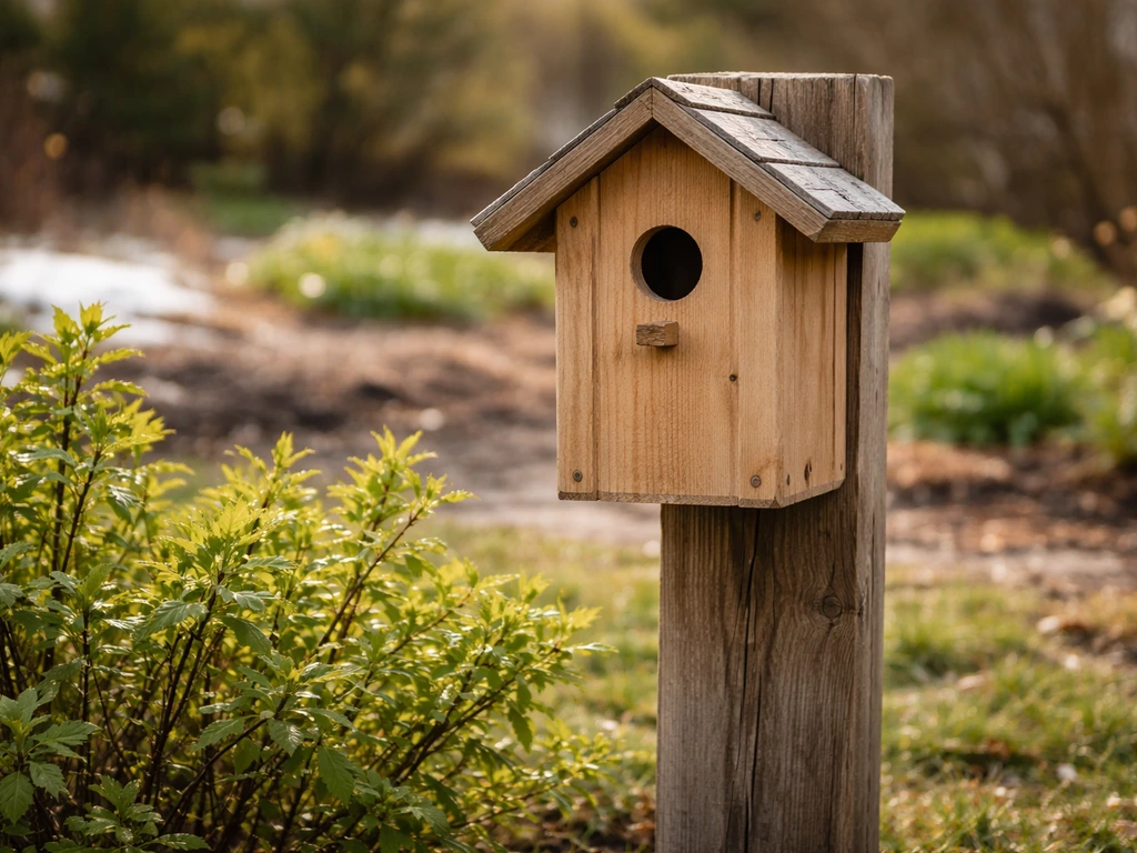 when to put up bird houses