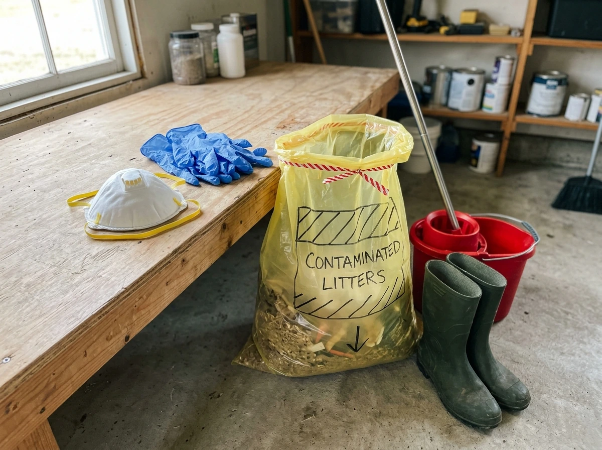 Soap and running water for 20-second handwashing after possible bird exposure