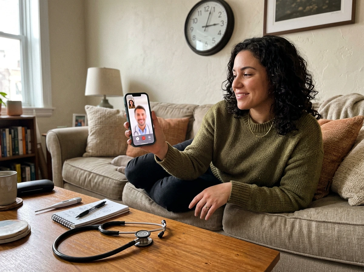 Person separating from household in a bedroom and closing the door