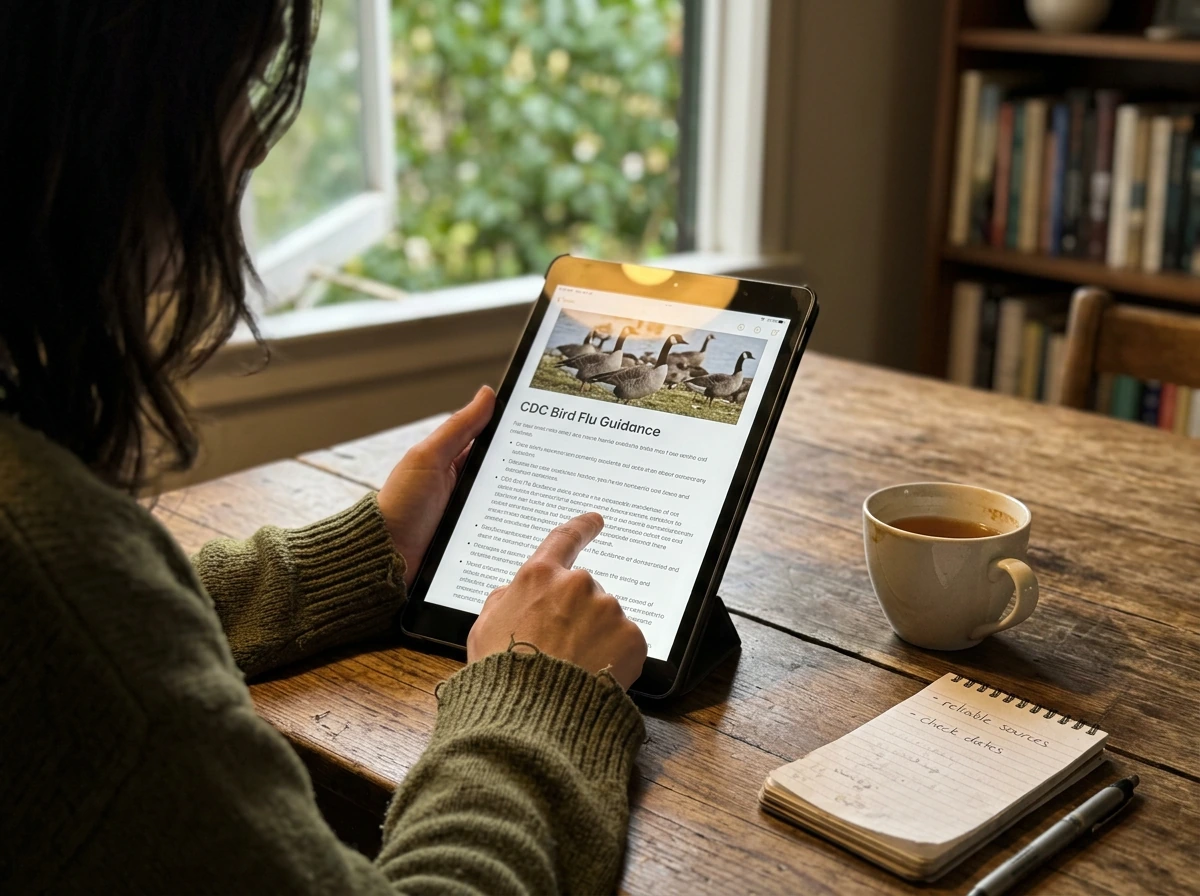 Illustration of where to get reliable outbreak information and how to read it