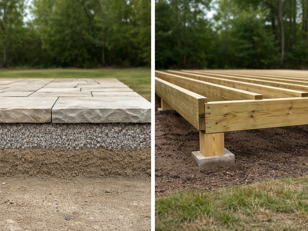 patio stone vs deck