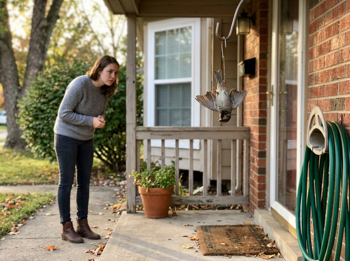 Dead Bird Hanging Upside Down Meaning: Spiritual and Practical Causes