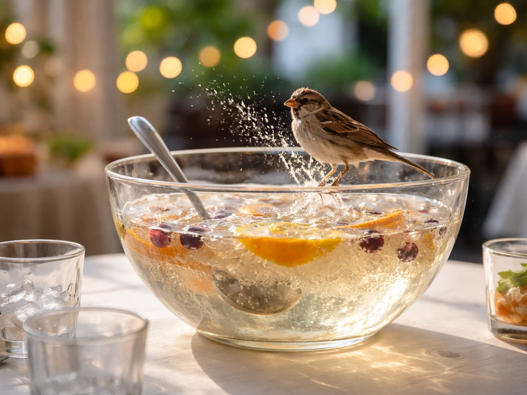 Proverbial Bird in the Punch Bowl Meaning and Origin