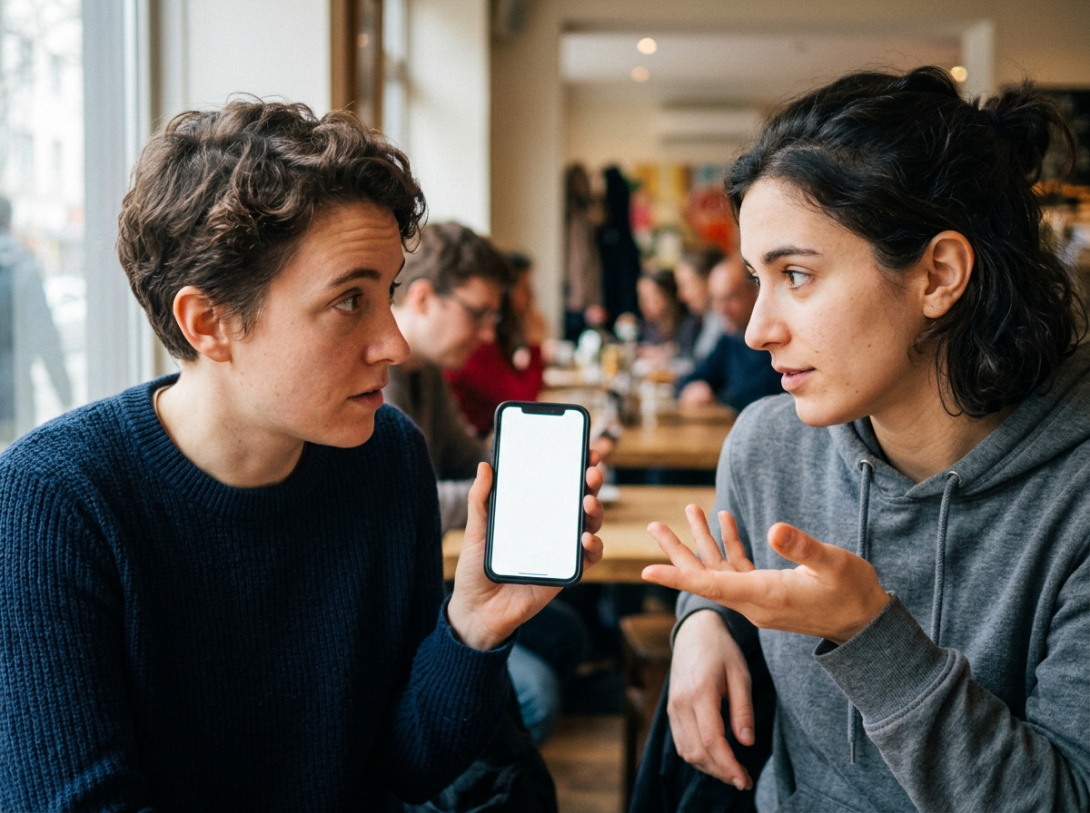 People checking context clues with attentive listening and matching tone