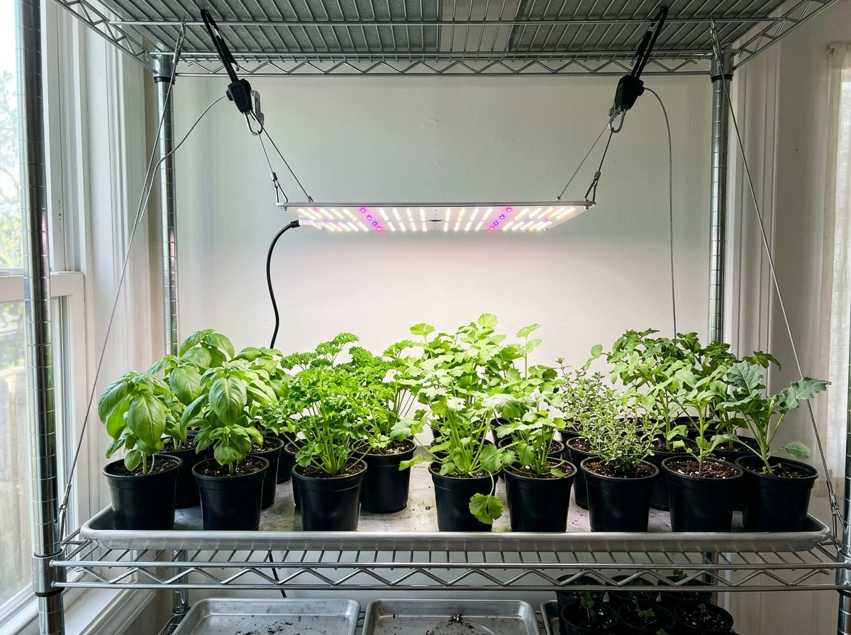 do plants grow under led lights