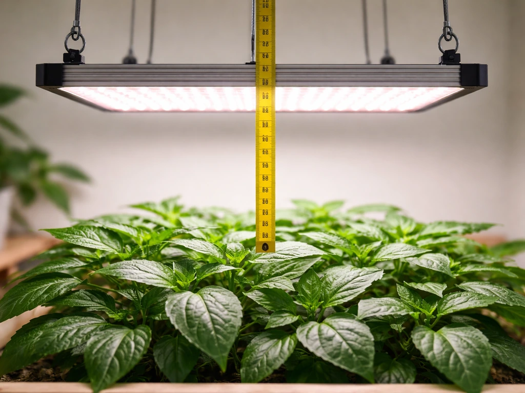 how close should a grow light be to plants