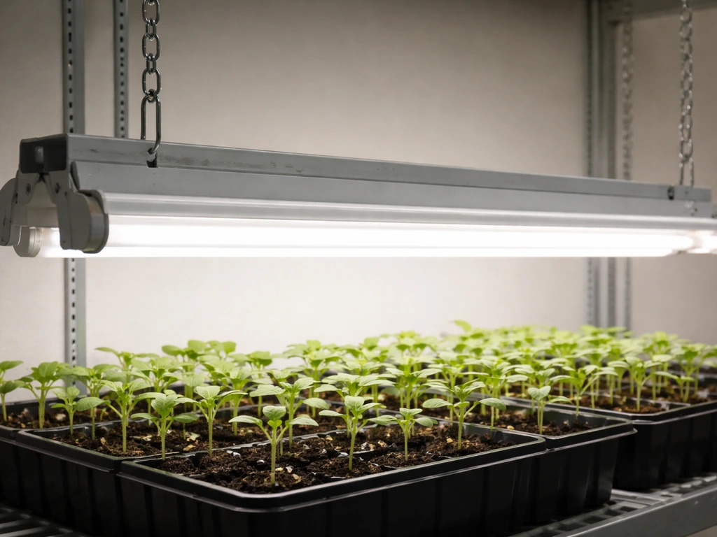 how close should a grow light be to a plant