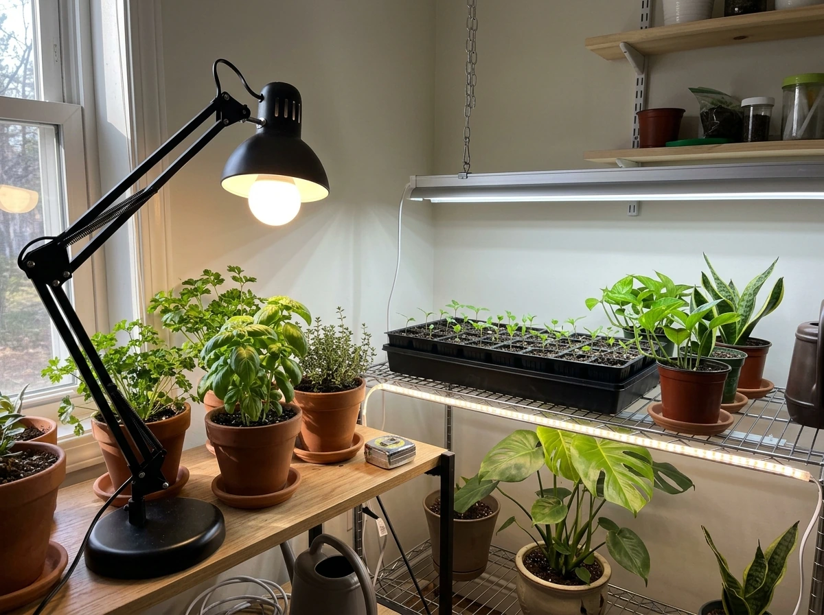 Can I Use Normal LED Lights to Grow Plants Indoors?