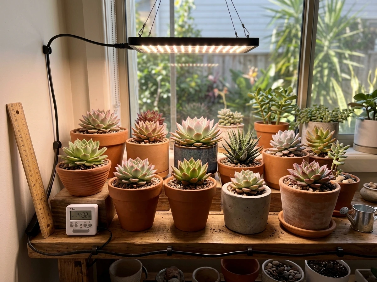 How Long to Leave Grow Lights On Succulents Daily