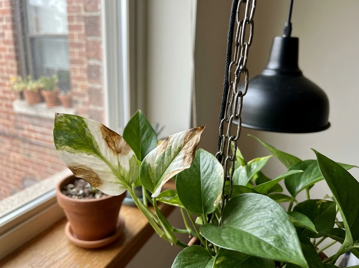 Quick troubleshooting: damaged leaf cluster after adjusting light height