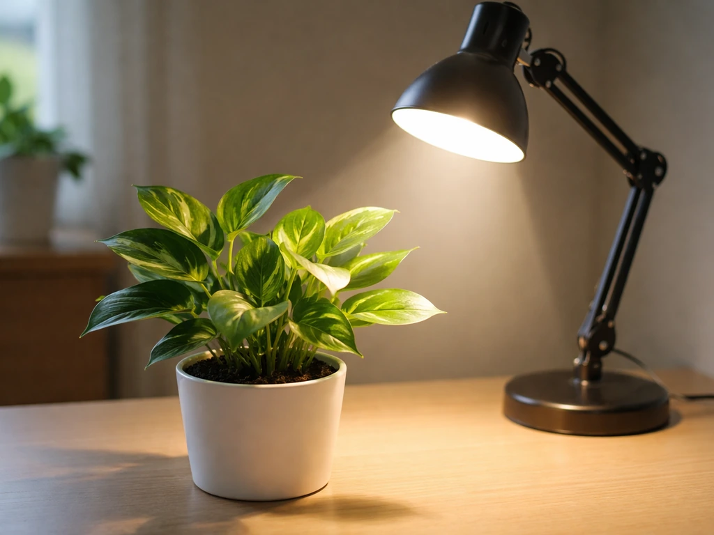 does a regular light bulb help plants grow
