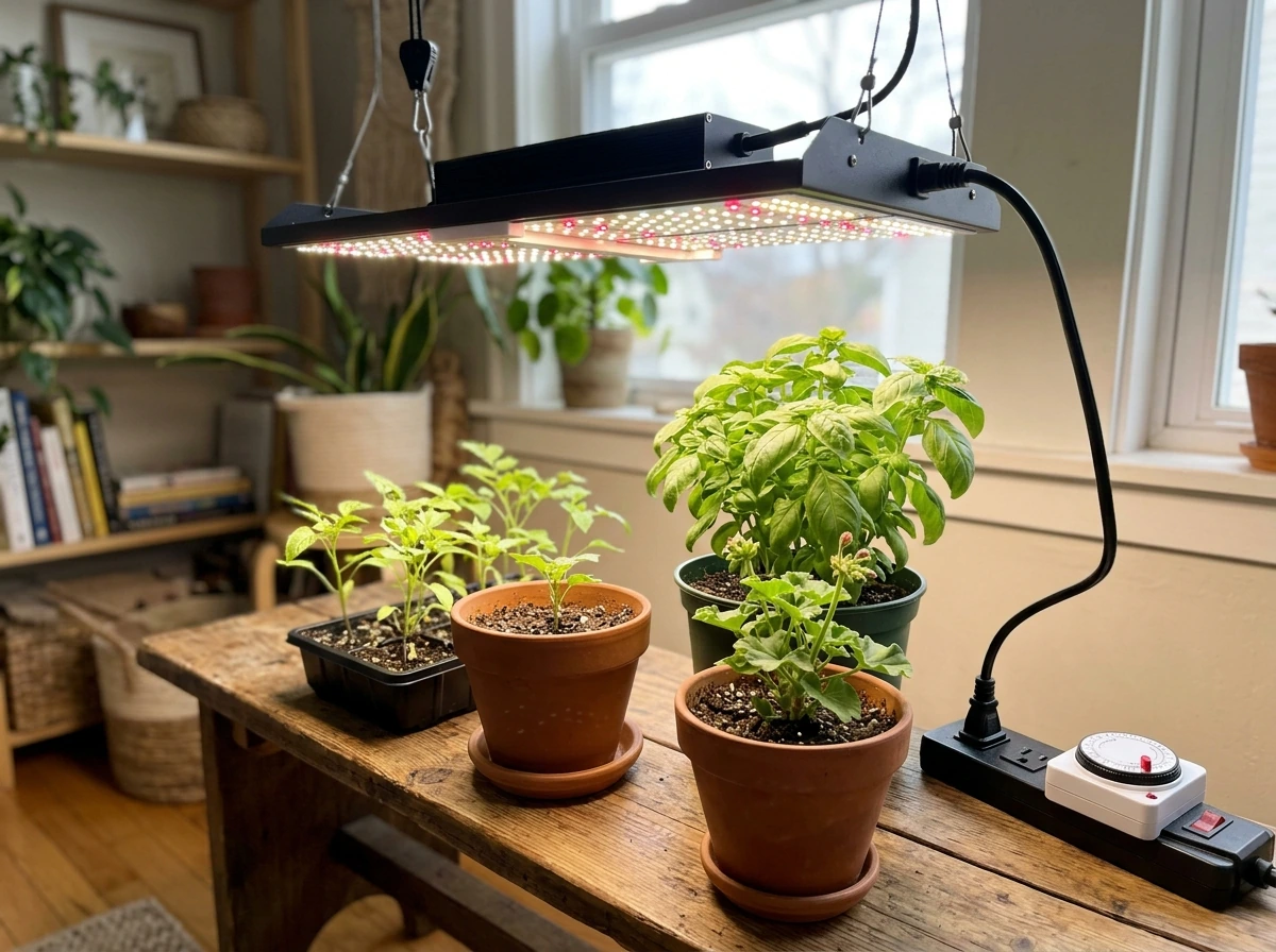 How Long to Keep Grow Lights On Indoor Plants