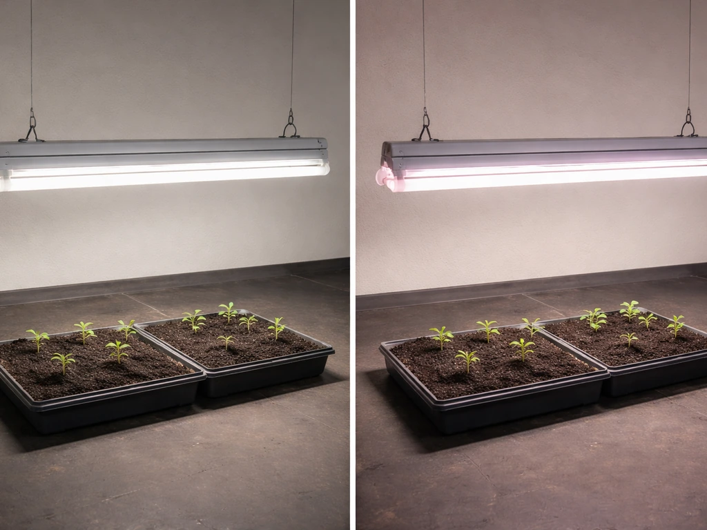 do plants grow under fluorescent lights