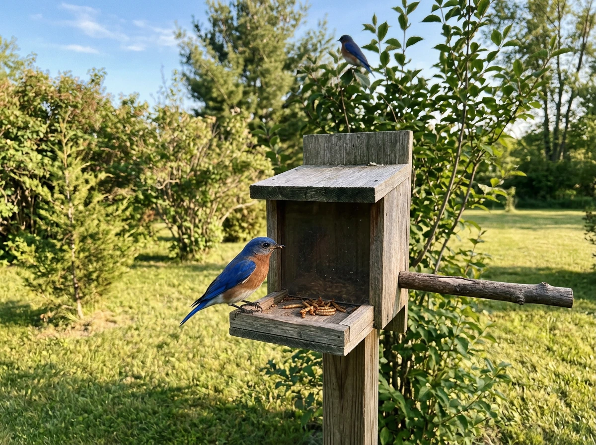 Best Bird Feeders for Bluebirds: What to Buy and Feed