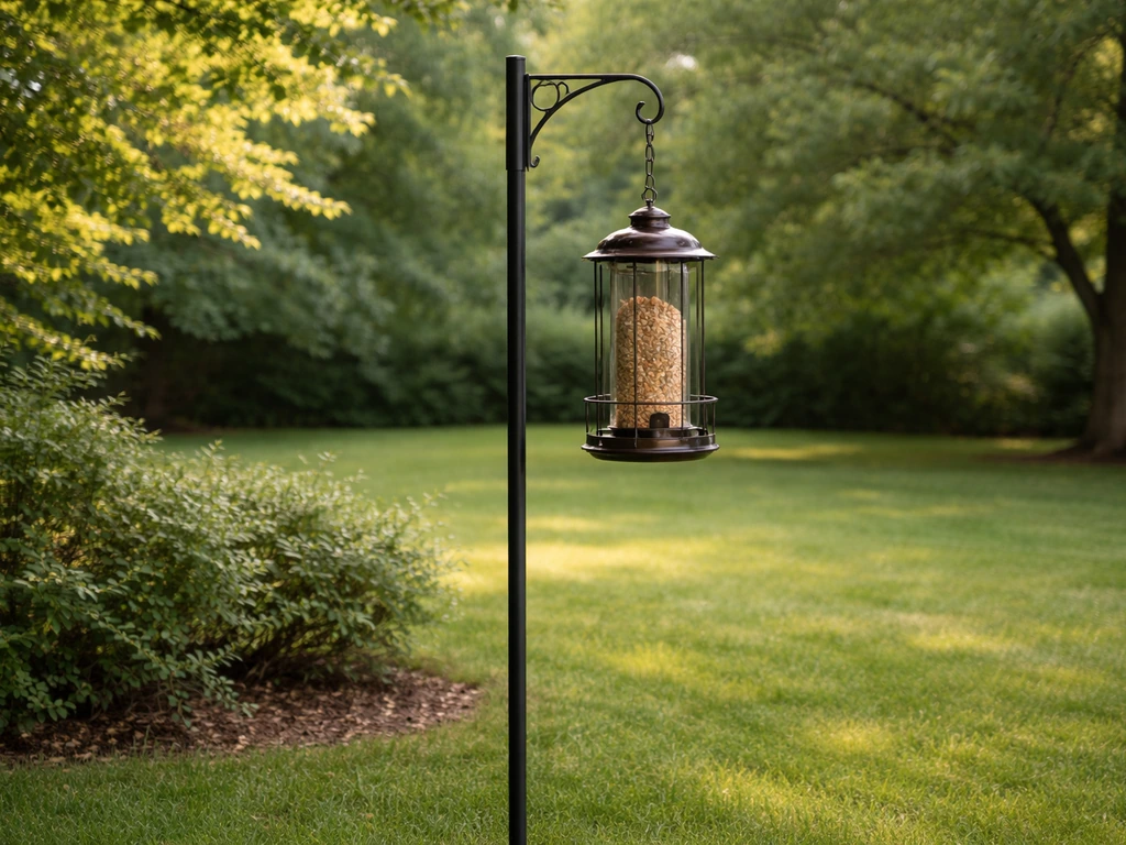 best height for bird feeder
