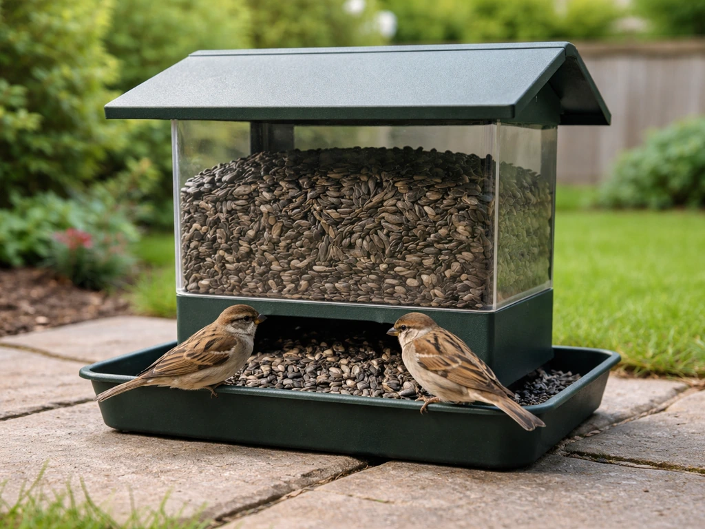 best black oil sunflower seed bird feeder