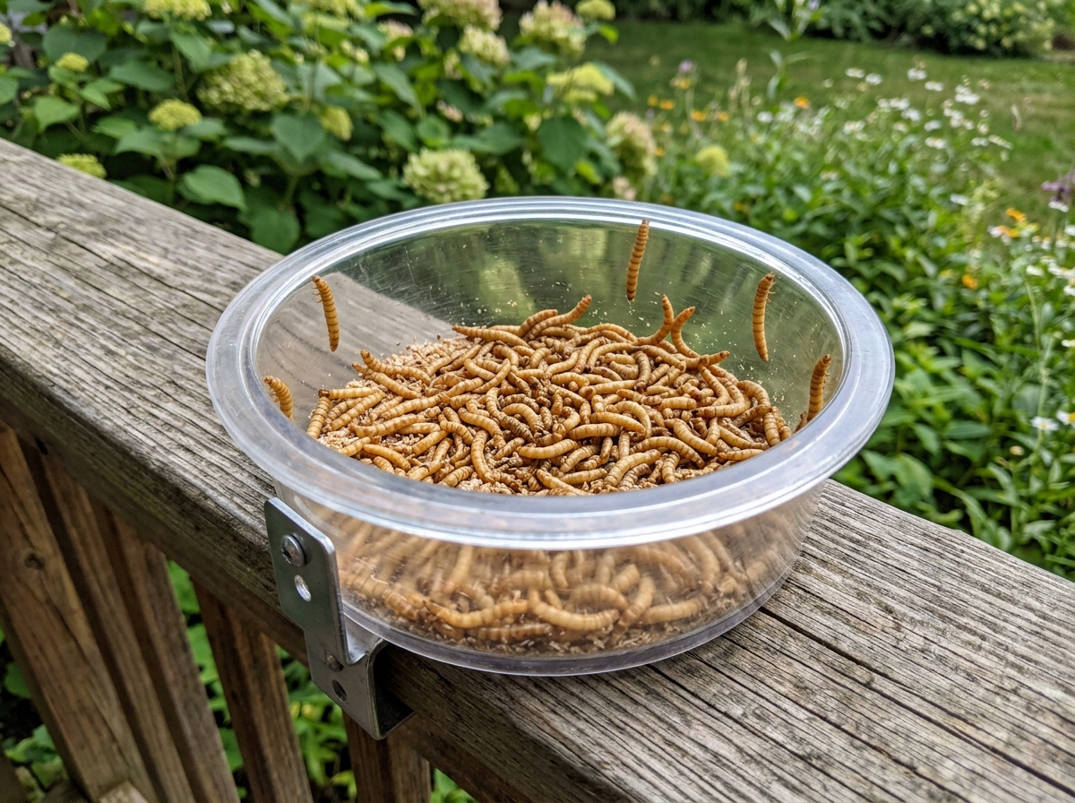 best mealworm bird feeder