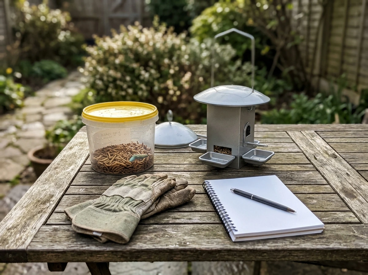 Buying checklist setup: choosing live vs dried and feeder type