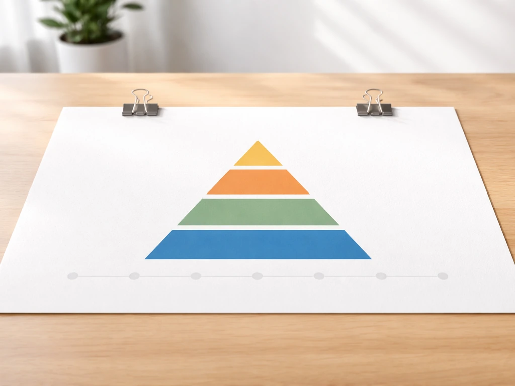 Tableau visuel minimal avec codes couleur représentant la pyramide des championnats de hockey sur gazon et des repères d