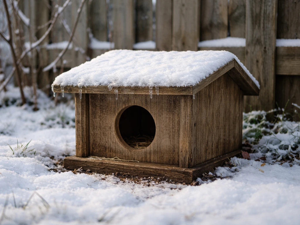 how to build a bird shelter for winter