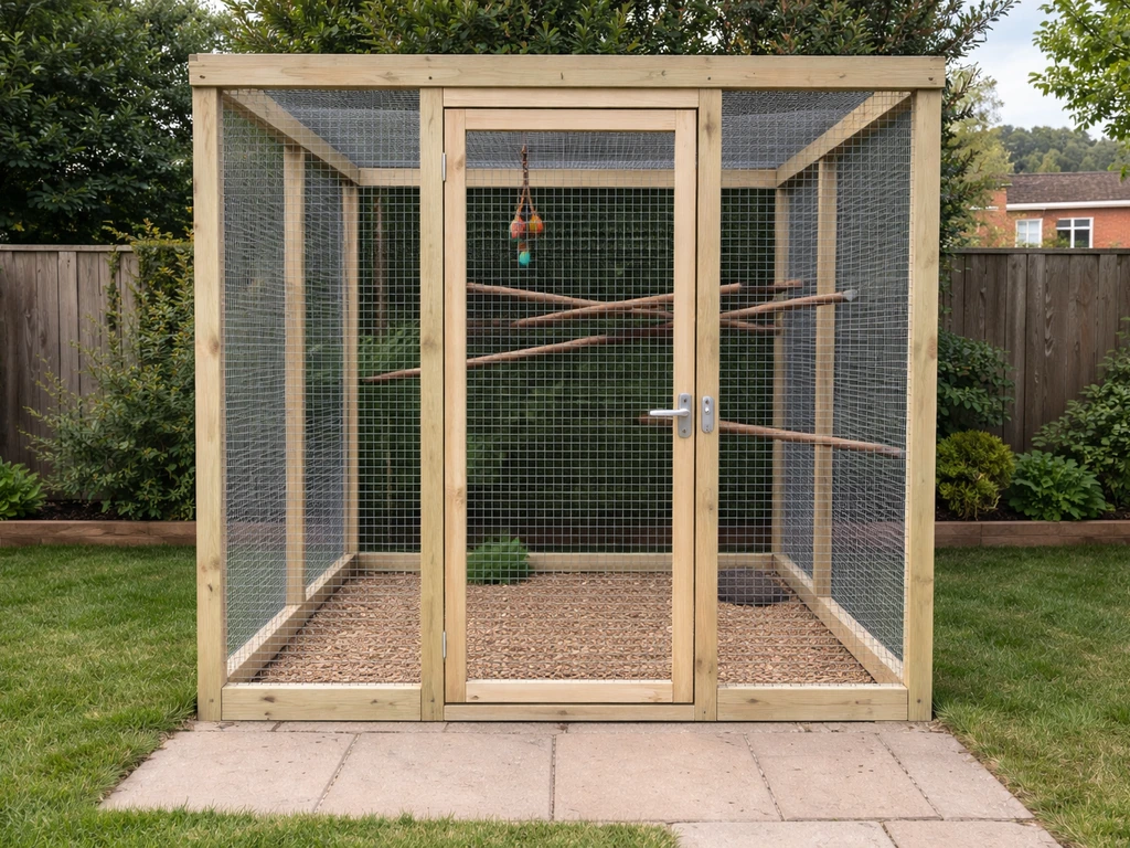 how to make a bird aviary