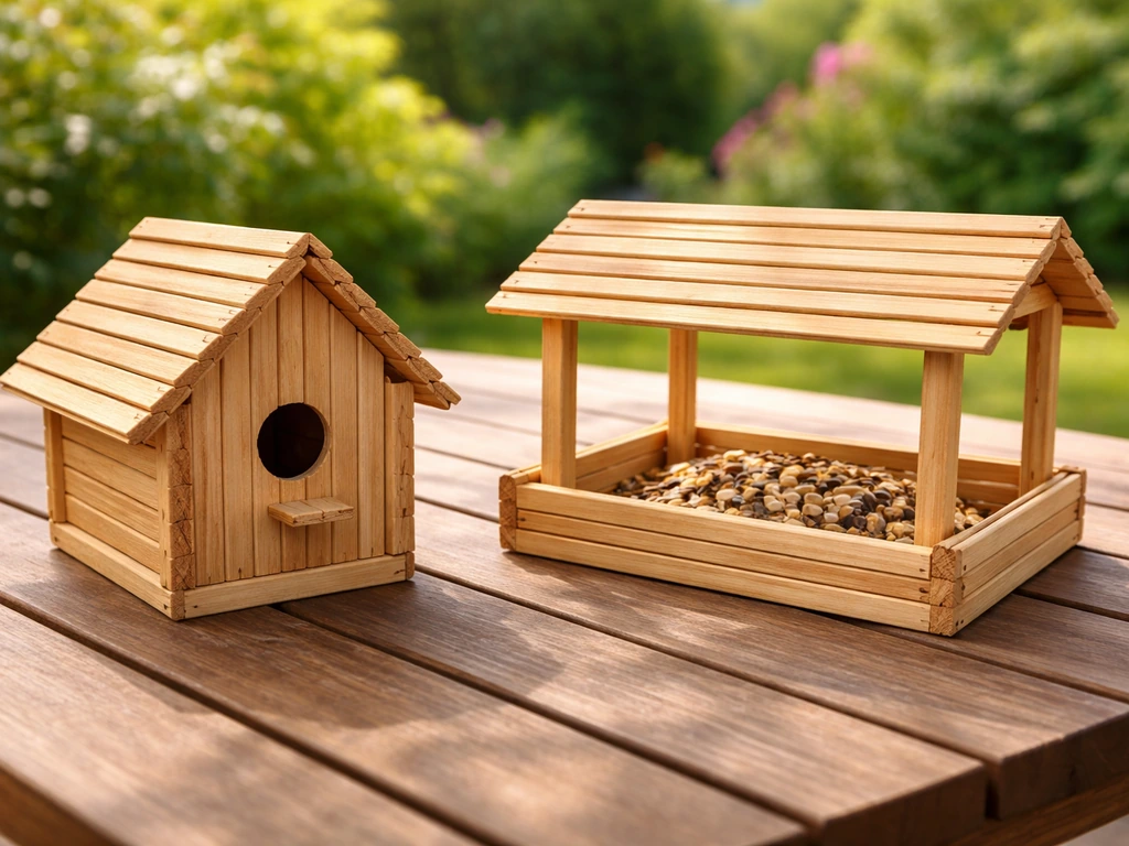 How to Make a Bird House or Bird Feeder From Popsicle Sticks
