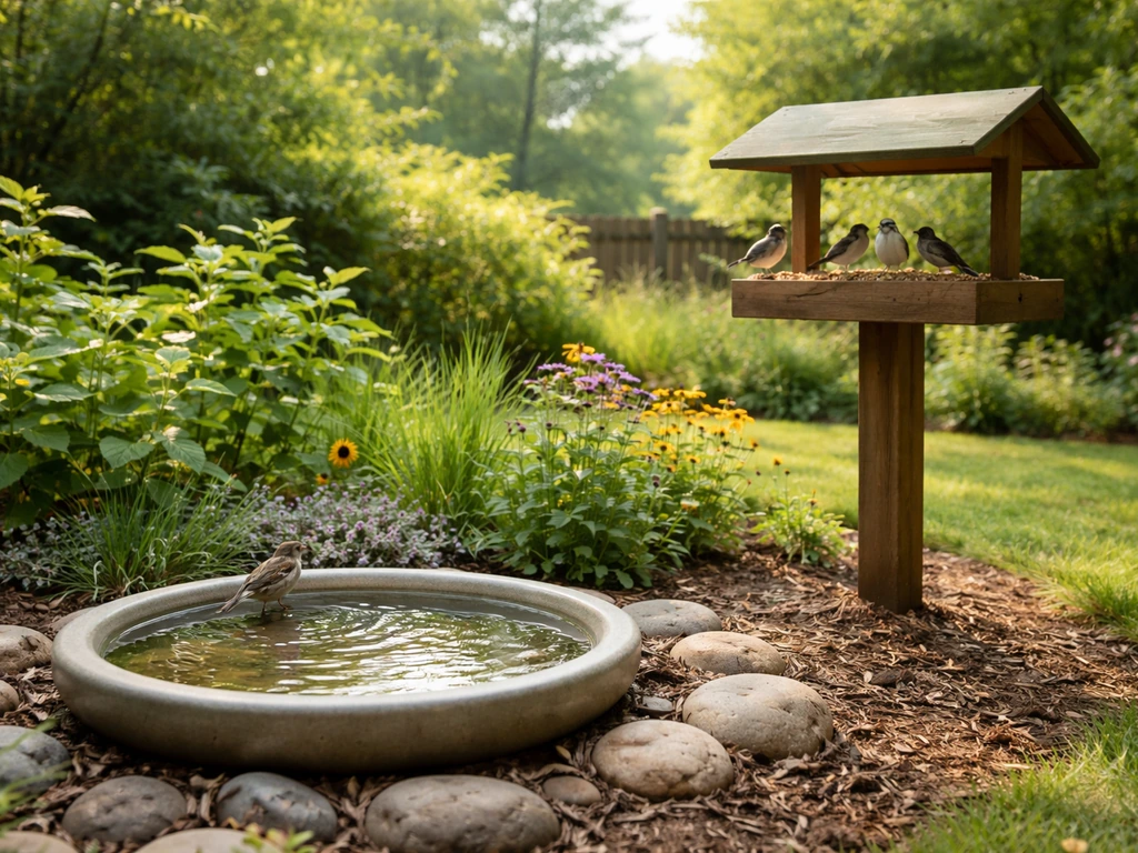 how to make garden bird-friendly