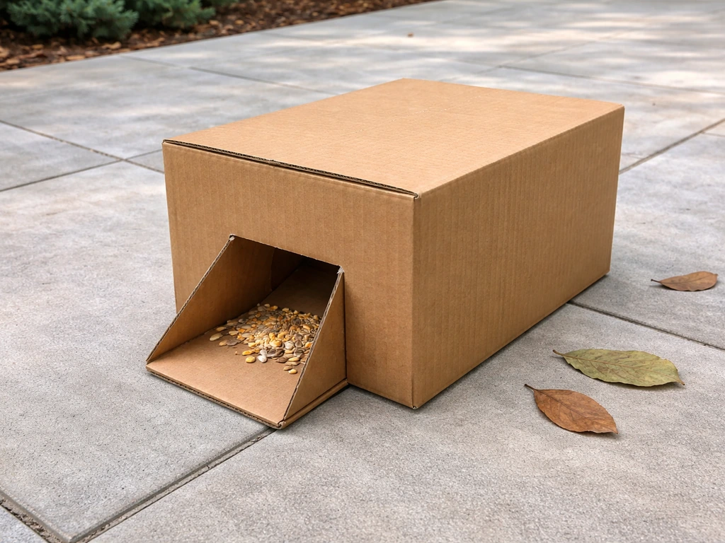 how to make a bird trap with a box
