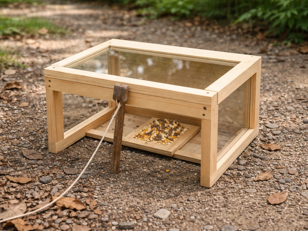 how to make easy bird trap