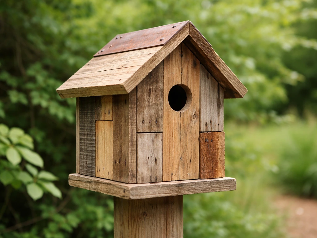 how to make a bird house with waste material