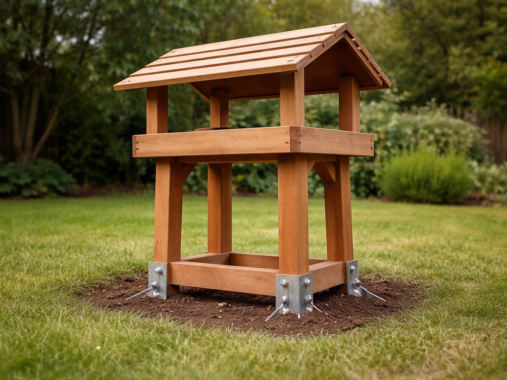 How to Secure a Bird Table to the Ground Step by Step